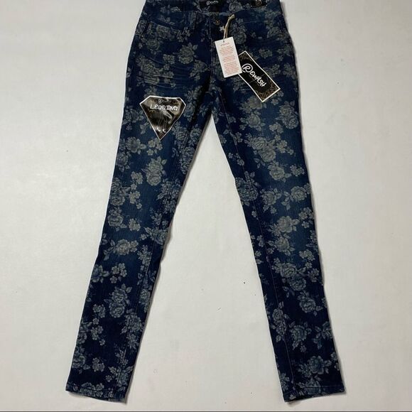 Rewash | NWT Floral Skinny Jeans - Picture 1 of 7